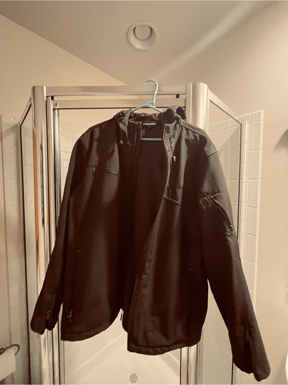 Port Authority Jacket - Green Hooded Jacket - L - Military Coat - Workout Jacket